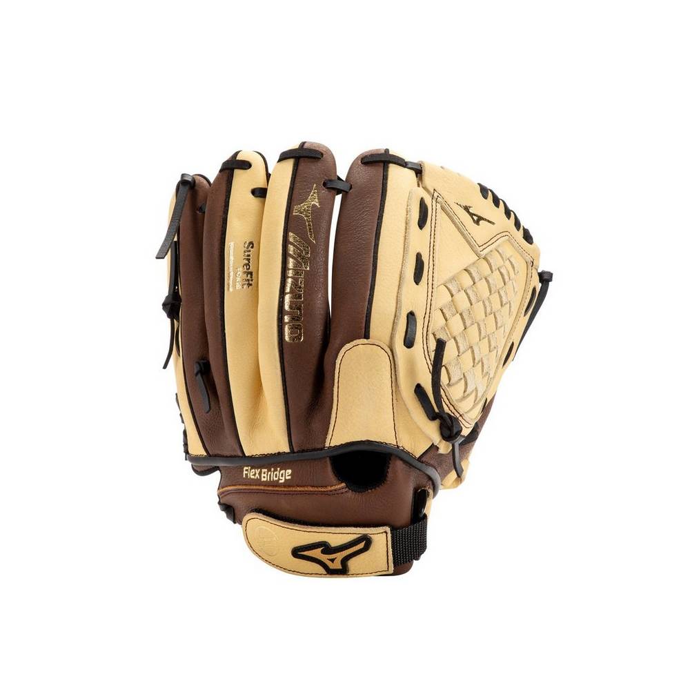 Mizuno Men's Prospect Paraflex Series Youth Baseball Glove 11.5" Brown (312963-LOU)